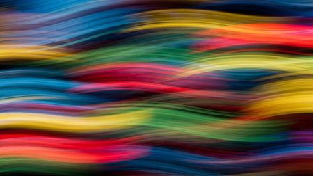 Colorful Abstract Gradient Background. Motion Blur Bright Website Wallpaper.の素材