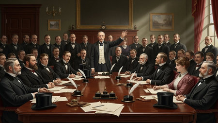 Polish Prime Minister Donald Tusk during a press conference in Krakowの素材