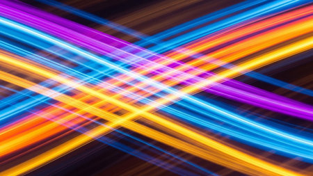 abstract colorful background with some smooth lines in it (see more in my portfolio)の素材