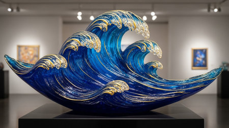 Piece of art at the 10th edition of the annual Contemporary Istanbul artshow held in Lutfi Kirdar Convention Center, Istanbulの素材