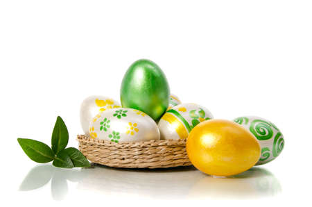 easter eggの写真素材
