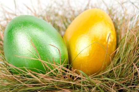 easter eggsの写真素材