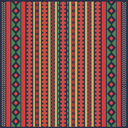 Abstract ethnic colored geometric backgoundのイラスト素材