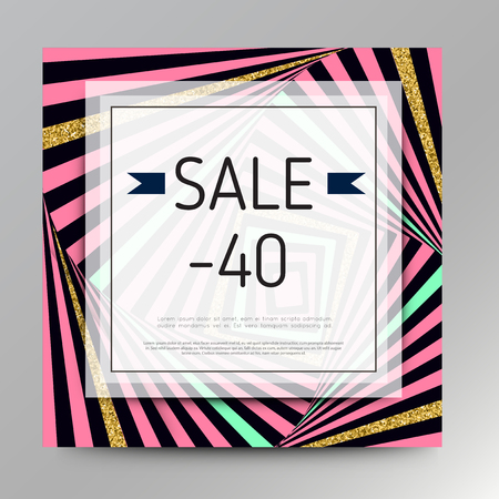 Gold sale background. Gold sale background for flyer, poster, shopping.のイラスト素材