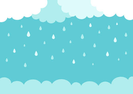 Cloud and rain.Rainy backgroundのイラスト素材