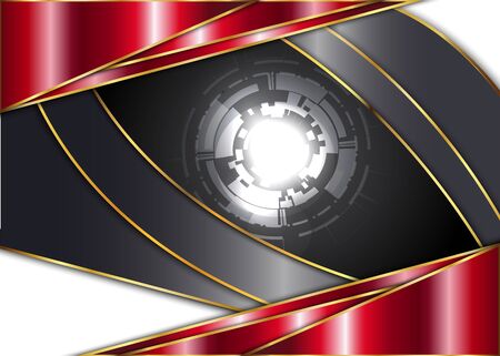 Golden and dark eye  background. Blank for message or text.Certificate.のイラスト素材