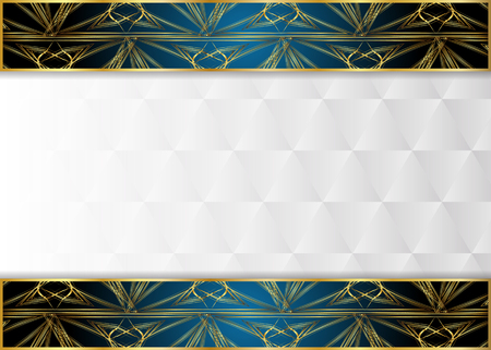 Vintage label and dark golden background. Blank for message or text.のイラスト素材
