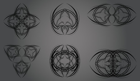 6 logo,signs,symbol,tattoo for design brand or logo company.のイラスト素材
