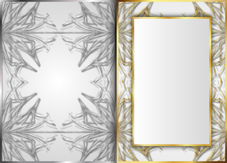 Grey Vintage pattern backgrounds for design.のイラスト素材