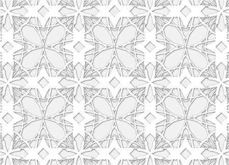 Grey Vintage pattern backgrounds for design.のイラスト素材