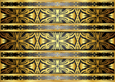 Vintage pattern backgrounds for design.のイラスト素材