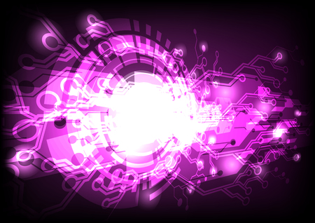 Abstract digital technology background.のイラスト素材