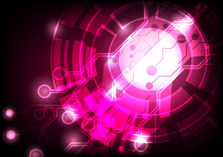 Abstract digital technology background.のイラスト素材