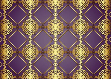 Golden and Dark vintage Background.のイラスト素材