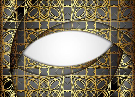 Golden and dark vector backgroundのイラスト素材