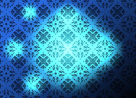 Blue light vector background.のイラスト素材