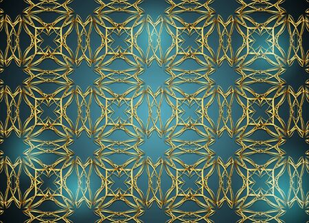 Golden and dark vector background.のイラスト素材