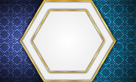 Golden and dark background for various designs.Blank for message or text.のイラスト素材