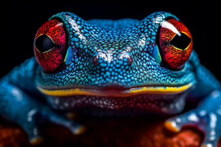 Red-eyed Tree Frog (Agalychnis callidryas) generative AIの素材