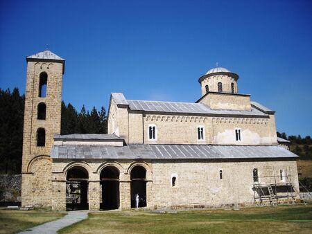 Church in Sopocani Monastery 12 centuryの写真素材