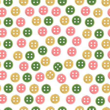 patterns and threads. Fashion designer, dressmaker, seamstress, sewing workshop or courses, tailoring concept. Vector illustration for banner, advertising, website.のイラスト素材