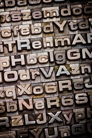 Random vintage letterpress type. See my portfolio for similar images.