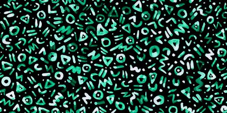 Abstract watercolor background, Trendy repeat, Colorful textile ornamentの写真素材