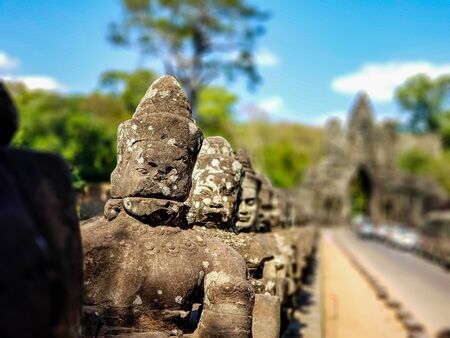 Angkor Wat temple tourism visitの写真素材