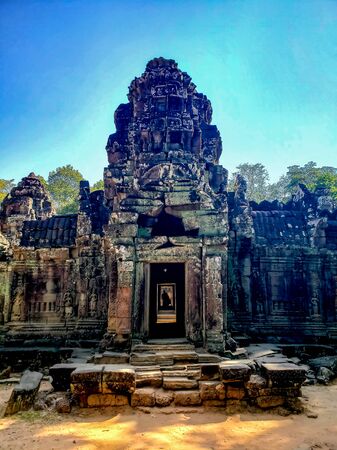 Angkor Wat temple tourism visitの写真素材