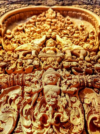 Angkor Wat temple tourism visitの写真素材