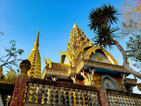 Battambang, Cambodia, January 01, 2020: Phnom Sampov temple in a mountain with killing caveのeditorial素材