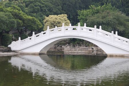 Chinese style bridge.の写真素材