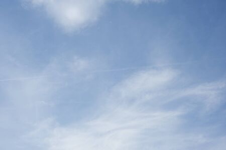 Blue sky with cloud scenery background 