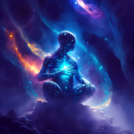 illustration of possible life forms in the universeの写真素材