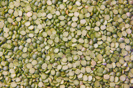 Dried peas seen up closeの写真素材