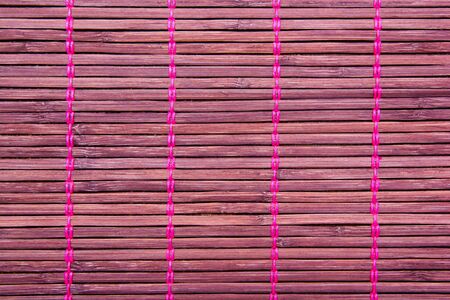 bamboo placemat close up view from the frontの写真素材