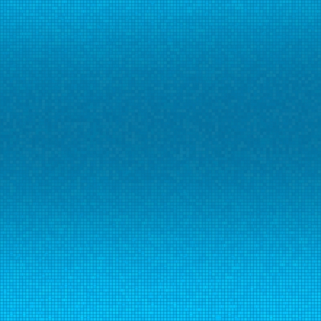 Silky tiled abstract blue background, pixel squares, vectorのイラスト素材