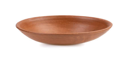 ceramic bowl isolated on white backgroundの写真素材