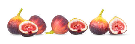 fig isolated on white backgroundの写真素材