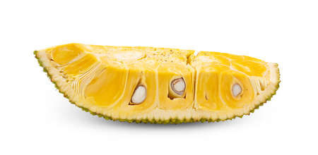Jackfruit with isolated on white background