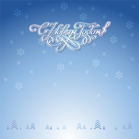 background, title, calligraphy, fir, snowのイラスト素材
