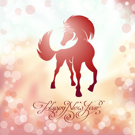 Christmas background with a symbol of the new yearのイラスト素材