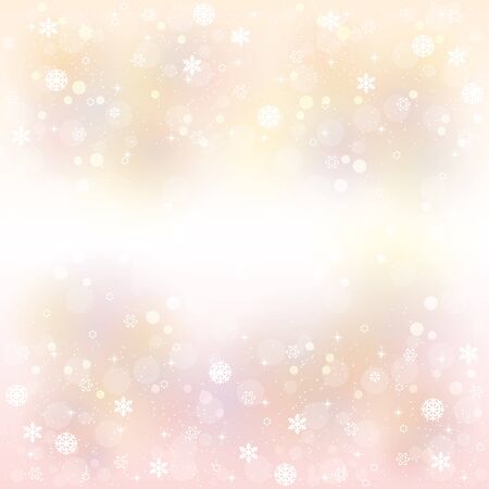 gentle light background for the holiday Christmas with snowflakesのイラスト素材