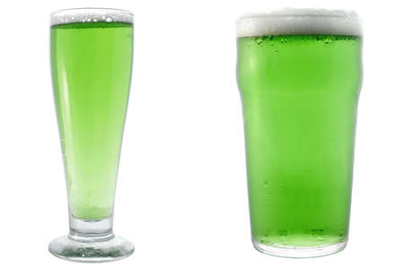 Green Beer for St Patrick's Dayの写真素材