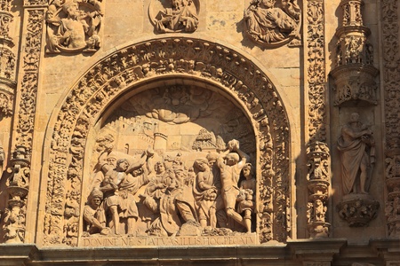 Salamanca - Convento de San Esteban (detail)のeditorial素材