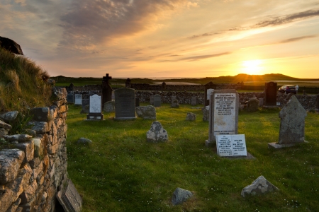 Nunton burial ground - Outer Hebridesのeditorial素材