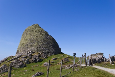 Dun Carloway Broch  Outer Hebrides の写真素材