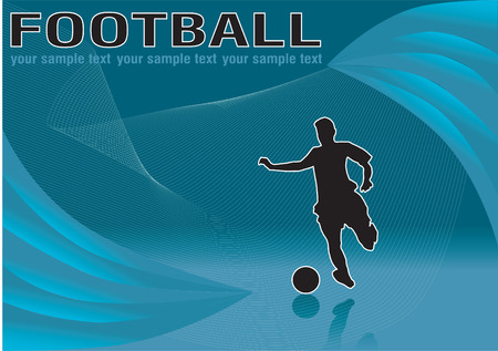 soccer player abstract のイラスト素材