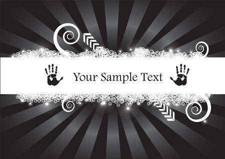 abstract black design vectorのイラスト素材