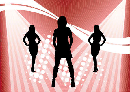 modern womanのイラスト素材